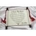 8 1/2 x 11 Cross My Heart Scroll Plaque